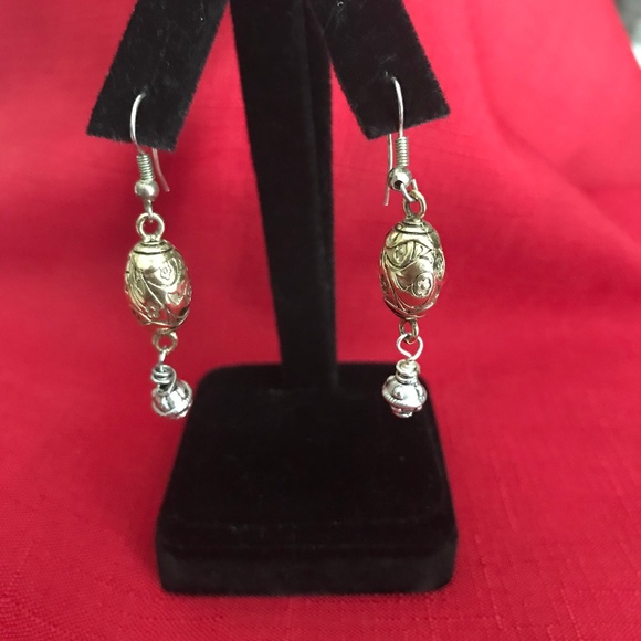 Custom Jewelry - Gold and Silver Dangle Earrings
